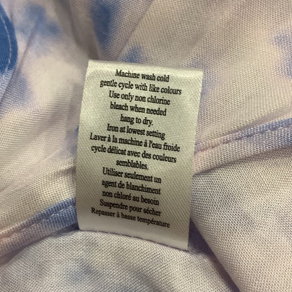 NWOT In Bloom by Jonquil Tie dye Cotton Nightgown Size X-Large - Picture 6 of 6